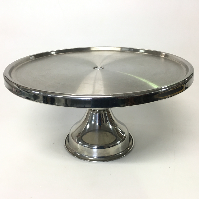 CAKE STAND, Stainless Steel - High